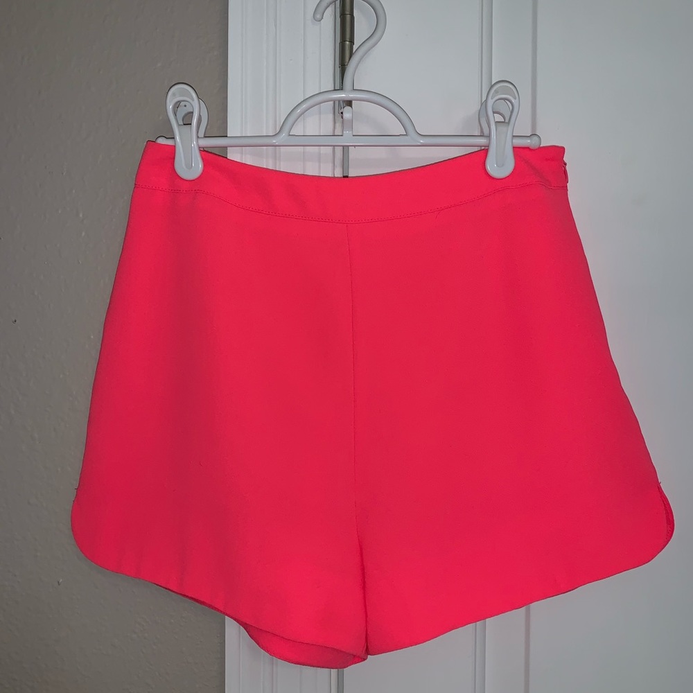 Hot pink shorts